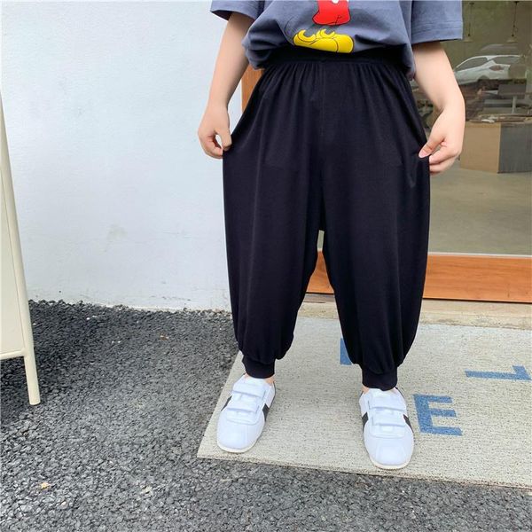 trousers summer solid color cool soft sports boys and girls thin loose ankle banded pants anti-mosquito, Blue
trousers summer solid color cool soft sports boys and girls thin loose ankle banded pants anti-mosquito, Blue