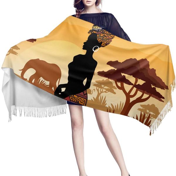ethnic african natural elephant forest cashmere women scarf warm shawl head neck long winter for ladies scarves, Blue;gray
ethnic african natural elephant forest cashmere women scarf warm shawl head neck long winter for ladies scarves, Blue;gray