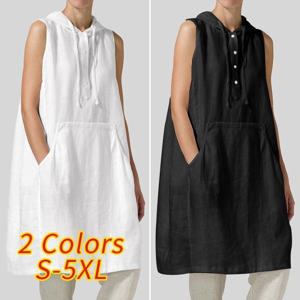 women cotton line blouses 2021 summer sleeveless solid color party plus size bohemian elegant blusas femme women's & shirts, White
women cotton line blouses 2021 summer sleeveless solid color party plus size bohemian elegant blusas femme women's & shirts, White