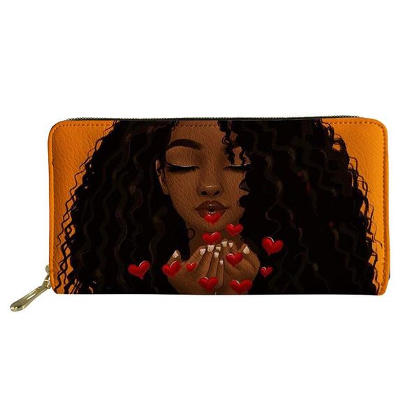 wallets hycool women purse heart shaped african girl beauty pattern female travel storage bags long pu leather girls money bag, Red;black
wallets hycool women purse heart shaped african girl beauty pattern female travel storage bags long pu leather girls money bag, Red;black
