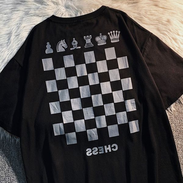 fashion t shirt for women hiphop street short sleeve summer hip hop cheerboard top, White
fashion t shirt for women hiphop street short sleeve summer hip hop cheerboard top, White