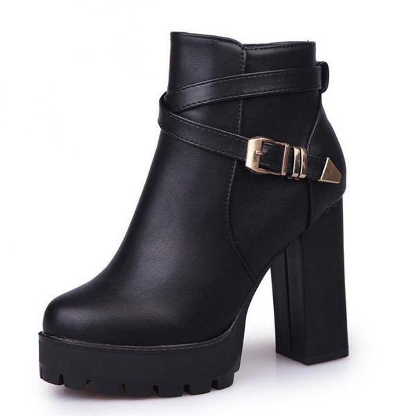 boots 2021 leather women high heels platform ankle for round toe autumn winter shoes zip buckle, Black
boots 2021 leather women high heels platform ankle for round toe autumn winter shoes zip buckle, Black