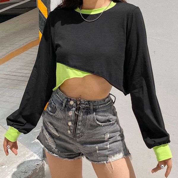 women's t-shirt t-shirts gothic for women clothing 2021 fashion e girl hip hop patchwork black irregular hem 90s y2k, White
women's t-shirt t-shirts gothic for women clothing 2021 fashion e girl hip hop patchwork black irregular hem 90s y2k, White