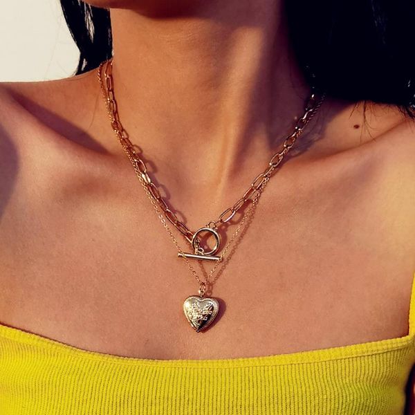 fashion gold silver color heart-shaped hollow carved flower pendant necklaces for women multilevel chain female necklace jewelry
fashion gold silver color heart-shaped hollow carved flower pendant necklaces for women multilevel chain female necklace jewelry