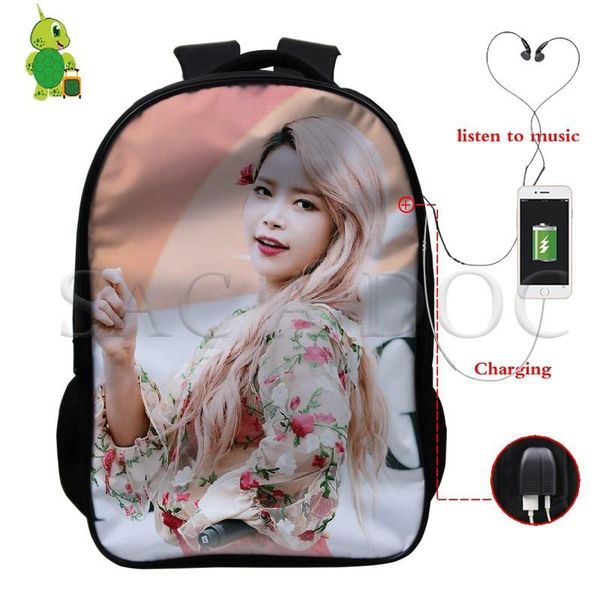 backpack kpop mamamoo solar /moon byul women men multifunction usb charging school teens casual travel bags fans gift
backpack kpop mamamoo solar /moon byul women men multifunction usb charging school teens casual travel bags fans gift