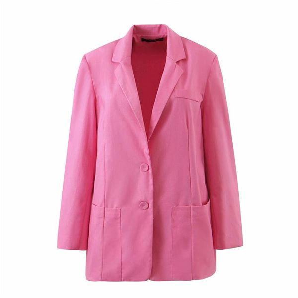 women's suits & blazers puwd vintage women single button loose 2021 autumn fashion ladies pockets notched collar jackets girls chic out, White;black
women's suits & blazers puwd vintage women single button loose 2021 autumn fashion ladies pockets notched collar jackets girls chic out, White;black