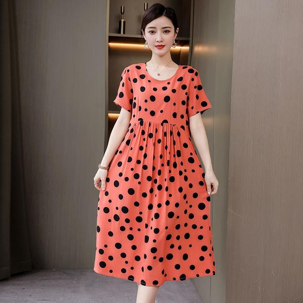 casual dresses fashion women robe femme dress loose summer korean elegant print for plus size, Black;gray
casual dresses fashion women robe femme dress loose summer korean elegant print for plus size, Black;gray