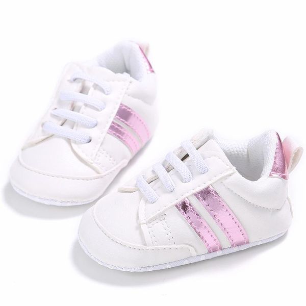 first walkers pink striped baby sneakers white toddler girls shoes born boy kids anti-slip children casual infant
first walkers pink striped baby sneakers white toddler girls shoes born boy kids anti-slip children casual infant