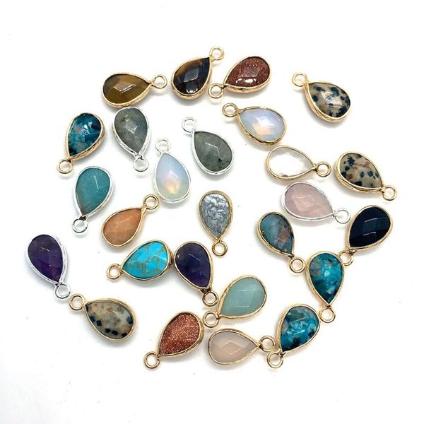 charms 1pcs/bag natural stone pendant agate faceted amethyst necklace jewelry diy bracelet earrings accessories charm, Bronze;silver
charms 1pcs/bag natural stone pendant agate faceted amethyst necklace jewelry diy bracelet earrings accessories charm, Bronze;silver