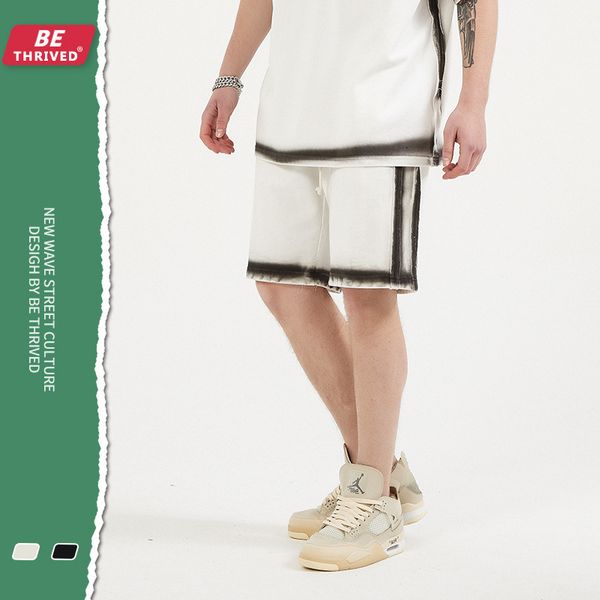 be men's wear | 2021 summer valgus bone position spray color shorts minority dark high street fashion brand casual men's wear, Black
be men's wear | 2021 summer valgus bone position spray color shorts minority dark high street fashion brand casual men's wear, Black