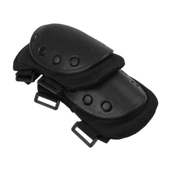 pair outdoor sports cycling skating safety protective support cover knee pad elbow & pads, Black;gray