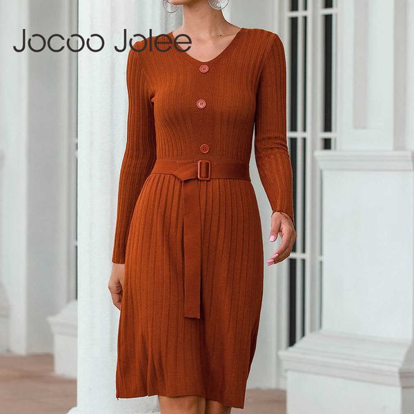 elegant long sleeve v neck button knitted dress with sashes office lady sweater dress vintage knee-length a line dress 210619, Black;gray
elegant long sleeve v neck button knitted dress with sashes office lady sweater dress vintage knee-length a line dress 210619, Black;gray
