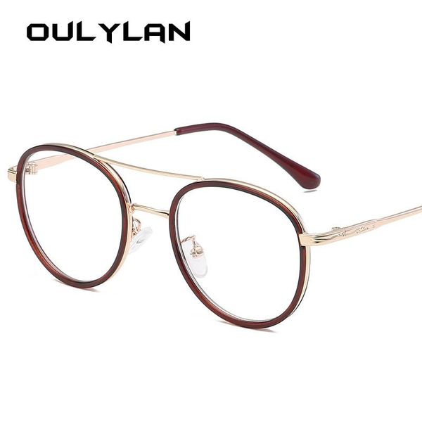 fashion sunglasses frames oulylan classic round glasses frame men women optical prescription spectacle ladies double beam eyeglasses unisex, Black
fashion sunglasses frames oulylan classic round glasses frame men women optical prescription spectacle ladies double beam eyeglasses unisex, Black