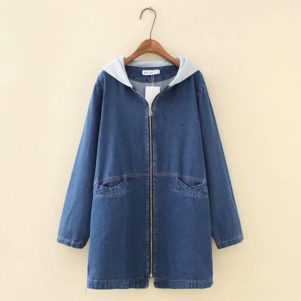 women's trench coats plus size 5xl women denim coat spring autumn loose mid-long hooded overcoat windbreakers female jeans jacket casua, Tan;black
women's trench coats plus size 5xl women denim coat spring autumn loose mid-long hooded overcoat windbreakers female jeans jacket casua, Tan;black
