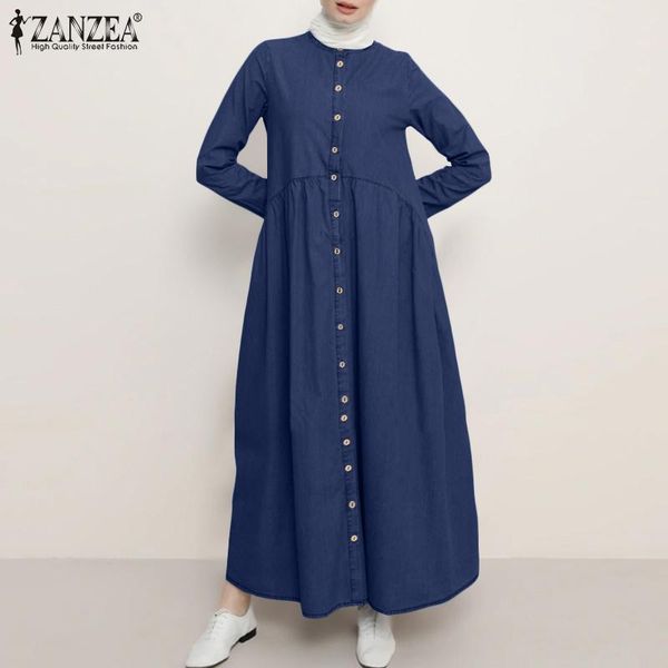 casual dresses fashion women muslim hijab dress autumn denim blue maxi long sundress zanzea vintage sleeve dubai abaya turkey 5xl, Black;gray
casual dresses fashion women muslim hijab dress autumn denim blue maxi long sundress zanzea vintage sleeve dubai abaya turkey 5xl, Black;gray