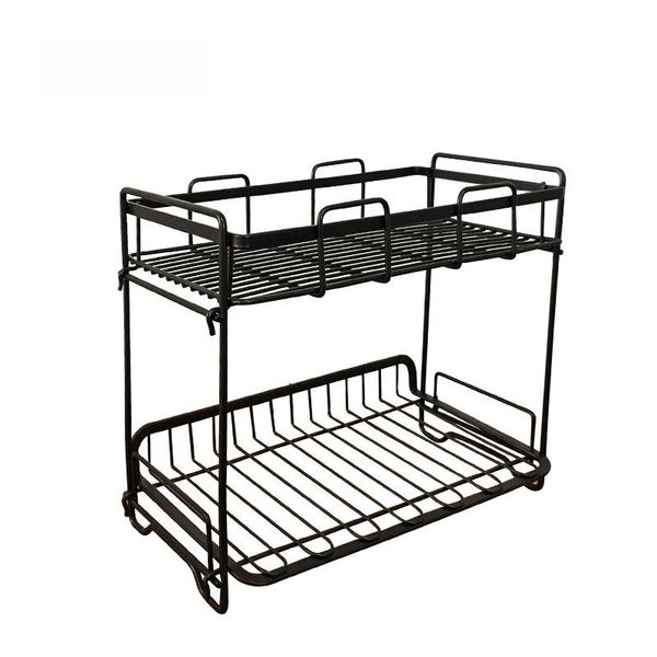 kitchen storage & organization manufacturers double-layer iron art drain paint spice rack organizer for countertop
kitchen storage & organization manufacturers double-layer iron art drain paint spice rack organizer for countertop