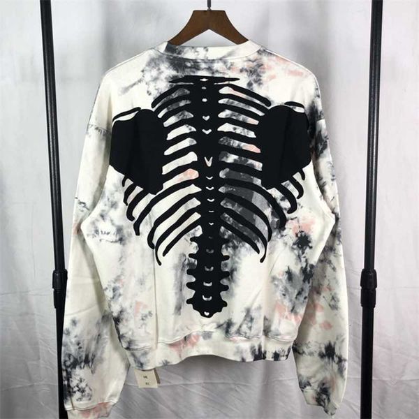 men's t-shirts splash ink tie-dye sweatshirts men women pullover skeleton bone printing kapital hoodie 2lta, White;black
men's t-shirts splash ink tie-dye sweatshirts men women pullover skeleton bone printing kapital hoodie 2lta, White;black
