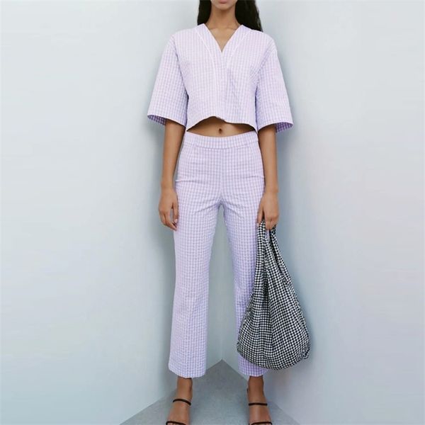 women summer plaid 2-piece sets suits za short shirts and trousers female fashion sweet street two-pieces set clothing 210513, White
women summer plaid 2-piece sets suits za short shirts and trousers female fashion sweet street two-pieces set clothing 210513, White