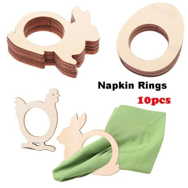 happy easter 10 pcs/set diy decor pendant cut wood wedding creative supplies napkin ring table a7i1 rings
happy easter 10 pcs/set diy decor pendant cut wood wedding creative supplies napkin ring table a7i1 rings