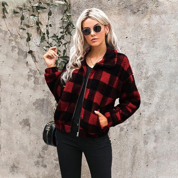 women's jackets woolen coat european and american winter long sleeved plush loose warm cardigan, Black;brown
women's jackets woolen coat european and american winter long sleeved plush loose warm cardigan, Black;brown