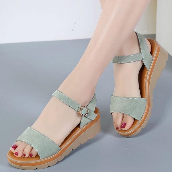 sandals 2021 summer fashion style casual trifle bottom slope heel cow suede thick mid open toe women shoes, Black
sandals 2021 summer fashion style casual trifle bottom slope heel cow suede thick mid open toe women shoes, Black