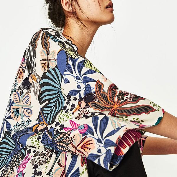 women's blouses & shirts fashion women chiffon kimono cardigan harajuku printed open front holiday loose casual thin blouse beachwear, White
women's blouses & shirts fashion women chiffon kimono cardigan harajuku printed open front holiday loose casual thin blouse beachwear, White