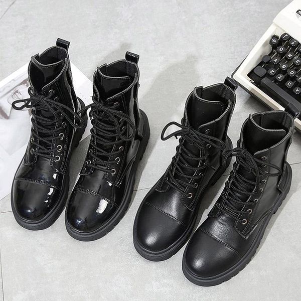boots women's motocycle woman shoes autumn pu leather female chunky heels ankle lace up casual ladies footwear 2021, Black
boots women's motocycle woman shoes autumn pu leather female chunky heels ankle lace up casual ladies footwear 2021, Black