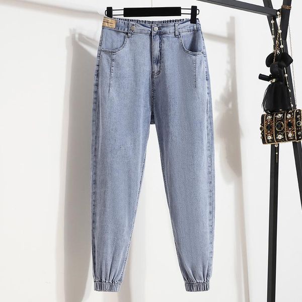women's jeans spring autumn korean style fashion women elastic waist pocket casual denim harem pants, Blue
women's jeans spring autumn korean style fashion women elastic waist pocket casual denim harem pants, Blue