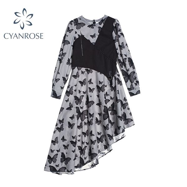 elegant irregular women dress autumn casua long sleeve woman o-neck a-line dress lady vintage party vestidos 210515, Black;gray
elegant irregular women dress autumn casua long sleeve woman o-neck a-line dress lady vintage party vestidos 210515, Black;gray