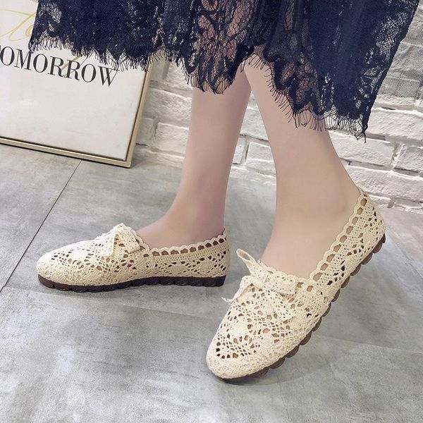 mesh shoes summer soft sole cloth wedding ventilation bow cut out casual sports women's happy slippers, Black
mesh shoes summer soft sole cloth wedding ventilation bow cut out casual sports women's happy slippers, Black