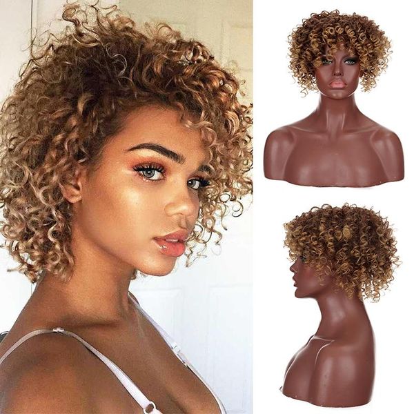 synthetic wigs dianqi women er hair brown yellow one-piece kinky curly high temperature fiber 3 clip-in hairpieces, Black
synthetic wigs dianqi women er hair brown yellow one-piece kinky curly high temperature fiber 3 clip-in hairpieces, Black