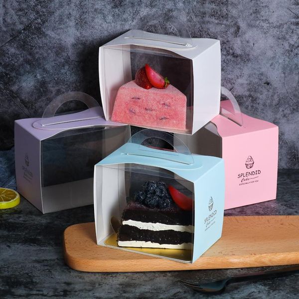 gift wrap 50pcs creative protable mousse cake box transparent window packaging paper square boxes diy favors candy dessert
gift wrap 50pcs creative protable mousse cake box transparent window packaging paper square boxes diy favors candy dessert