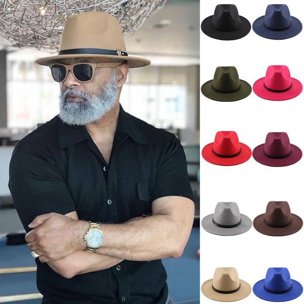 wide brim hats 2 sizes parent-child men women kids panama sunhats fedora cap trilby jazz outdoor travel party street style, Blue;gray
wide brim hats 2 sizes parent-child men women kids panama sunhats fedora cap trilby jazz outdoor travel party street style, Blue;gray
