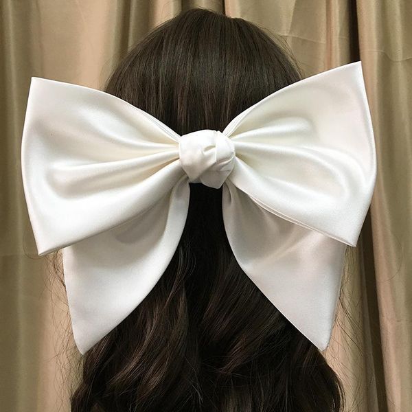 hair clips & barrettes bow hairpin headdress bridal wedding accessories white satin oversized soft and comfortable maea99, Golden;silver
hair clips & barrettes bow hairpin headdress bridal wedding accessories white satin oversized soft and comfortable maea99, Golden;silver
