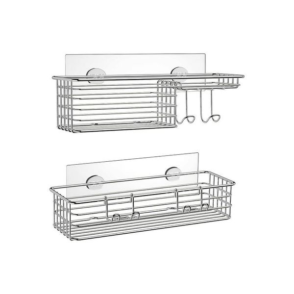 kitchen storage & organization 2pcs stainless steel bathroom shelf shower organizer basket punch-wall hanging rack
kitchen storage & organization 2pcs stainless steel bathroom shelf shower organizer basket punch-wall hanging rack