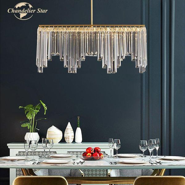 modern led chandeliers lighting luxury copper crystal rectangle pendant hanging lamps lustre bedroom living room lights fixture
modern led chandeliers lighting luxury copper crystal rectangle pendant hanging lamps lustre bedroom living room lights fixture