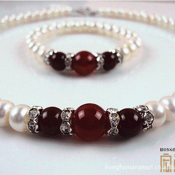 chains artificial farming real pearl necklace 8-9mm jade finished set freshwater ornament jewelry, Silver
chains artificial farming real pearl necklace 8-9mm jade finished set freshwater ornament jewelry, Silver