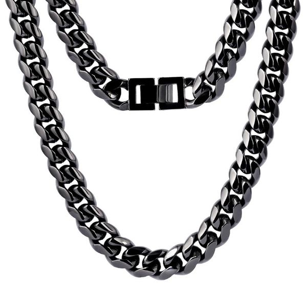 10mm black gold plated miami stainless steel hip hop jewelry cuban link chain chokers, Golden;silver
10mm black gold plated miami stainless steel hip hop jewelry cuban link chain chokers, Golden;silver