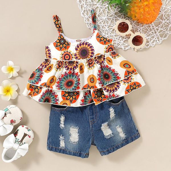 clothing sets toddler baby kids girls bohemias floral printed ripped jean shorts outfits girl clothes ropa niña meisjes kleding, White
clothing sets toddler baby kids girls bohemias floral printed ripped jean shorts outfits girl clothes ropa niña meisjes kleding, White