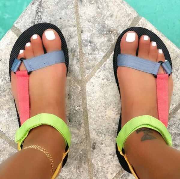 sandals 2021 women summer shoes beach fashion outdoor casual stitching color open toe sandalias mujer, Black
sandals 2021 women summer shoes beach fashion outdoor casual stitching color open toe sandalias mujer, Black