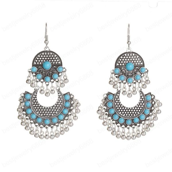 classic sector silver color turkish indian jhumka dangle earrings for women vintage turkey boho turquoises beads tassel earring
classic sector silver color turkish indian jhumka dangle earrings for women vintage turkey boho turquoises beads tassel earring