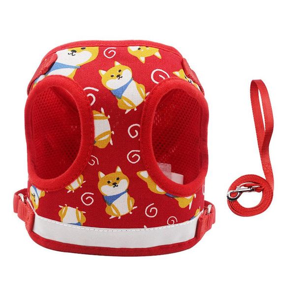 cartoon puppy harness vest reflective adjustable dogs harnesses no pull mesh breathable collar and leashes set for small dog collars &
cartoon puppy harness vest reflective adjustable dogs harnesses no pull mesh breathable collar and leashes set for small dog collars &