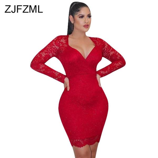casual dresses club perspective lace dress women deep v-neck high waist bandage elegant ladies long sleeve bodycon midi party, Black;gray
casual dresses club perspective lace dress women deep v-neck high waist bandage elegant ladies long sleeve bodycon midi party, Black;gray