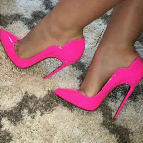 dress shoes bright rose pink back petal cut pumps stiletto party thin high heels pointed toe patent leather pump w528, Black
dress shoes bright rose pink back petal cut pumps stiletto party thin high heels pointed toe patent leather pump w528, Black