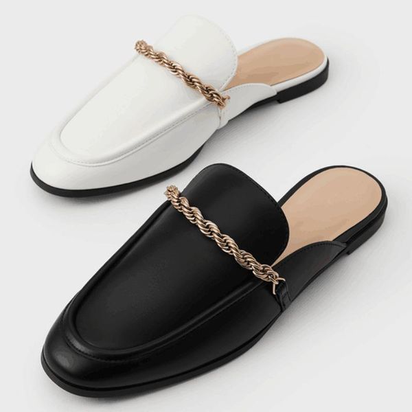 slippers cover toe soft loafers rivet shoes woman 2021 female mule pantofle comfort mules flat slides pu rubber basic fabric, Black
slippers cover toe soft loafers rivet shoes woman 2021 female mule pantofle comfort mules flat slides pu rubber basic fabric, Black