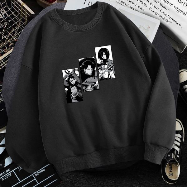 anytime attack on titan men's hoodie, fashion long sve sweater, polar lining, round neck street cloth, autumn and winter, 2021, Black
anytime attack on titan men's hoodie, fashion long sve sweater, polar lining, round neck street cloth, autumn and winter, 2021, Black