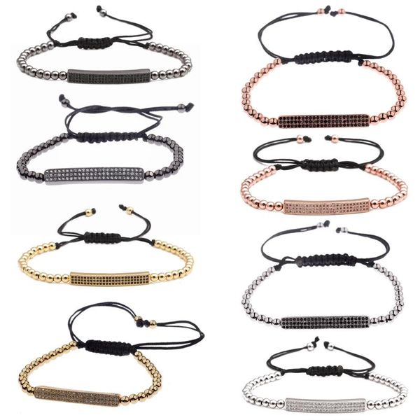 classic micro inlaid zircon adjustable bracelet copper bead woven jewelry charm bracelets, Golden;silver
classic micro inlaid zircon adjustable bracelet copper bead woven jewelry charm bracelets, Golden;silver