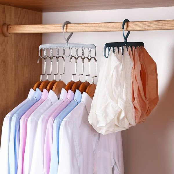 1pc 9-hole hanger multi-port support hangers windproof home clothes rack & racks
1pc 9-hole hanger multi-port support hangers windproof home clothes rack & racks