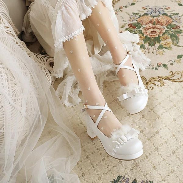 dress shoes lolita block heel round head student high girl cross buckle lace bow large size 30 to 43 shoe white wedding, Black
dress shoes lolita block heel round head student high girl cross buckle lace bow large size 30 to 43 shoe white wedding, Black
