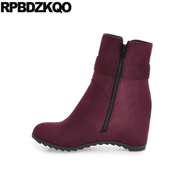 boots big size diamond short women high heel metal 10 wine red rhinestone side zip plus shoes hidden suede ankle round toe, Black
boots big size diamond short women high heel metal 10 wine red rhinestone side zip plus shoes hidden suede ankle round toe, Black